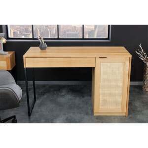 WEINER barna tölgyfa furnér íróasztal - SZÉPSÉGHIBÁS