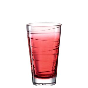 LEONARDO VARIO pohár üdítős-vizes 280ml, piros