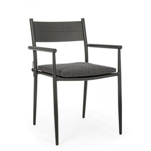 KENDALL sötétszürke kerti szék
