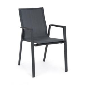 KRION sötétszürke kerti szék