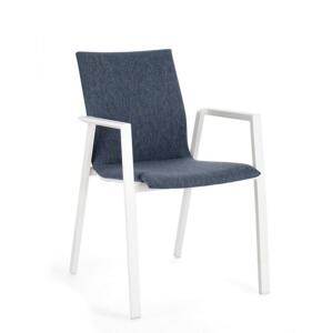 ODEON kék és fehér kerti szék