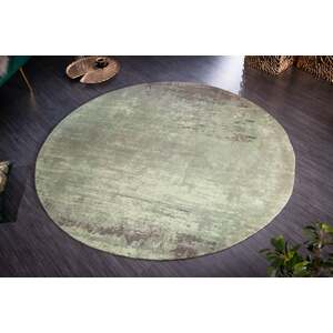 MODERN ART zöld kerek szövet szőnyeg 150cm