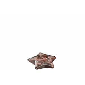 LEONARDO ORNARE csillag alakú mécsestartó 10,3cm, pezsgőszín