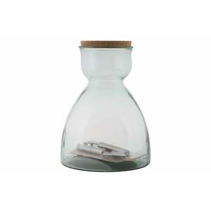 GARDEN II átlátszó és barna üveg váza