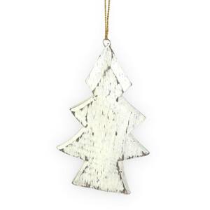 NATAL fehér fenyőfa karácsonyfadísz