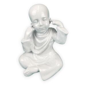 SAGE fehér 3 részes Buddha szobor szett