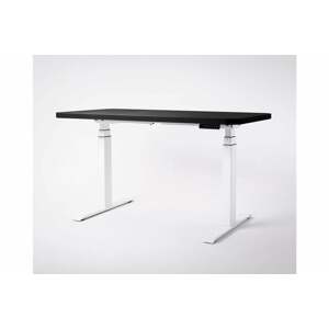 THE DESK fekete elektromos állítható magasságú íróasztal 70x140cm