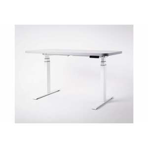 THE DESK szürke elektromos állítható magasságú íróasztal 70x140cm