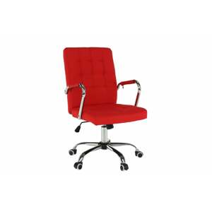 MORGEN piros szövet irodai szék