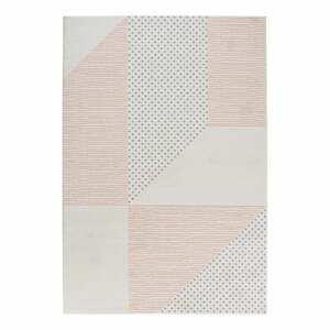 Madison krémszínű-rózsaszín szőnyeg, 160 x 230 cm - Mint Rugs