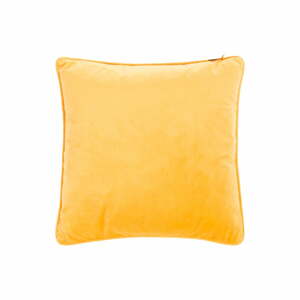 Velvety sárga díszpárna, 45 x 45 cm - Tiseco Home Studio