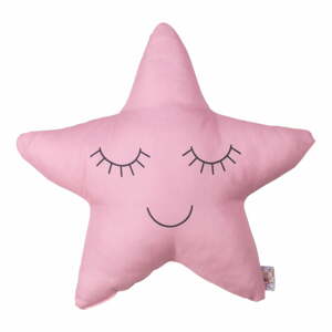 Pillow Toy Star rózsaszín pamut keverék gyerekpárna, 35 x 35 cm - Mike & Co. NEW YORK