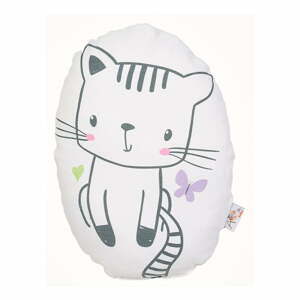 Pillow Toy Cat pamut keverék gyerekpárna, 30 x 22 cm - Mike & Co. NEW YORK