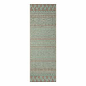 Sidon zöld-bézs kültéri szőnyeg, 70 x 200 cm - NORTHRUGS