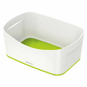 MyBox fehér-zöld asztali tárolódoboz, hossz 24,5 cm MyBox - Leitz