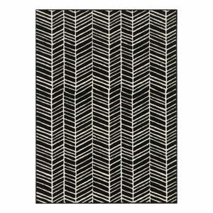 Velvet fekete szőnyeg, 80x150 cm - Ragami
