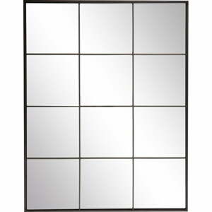 Clarita fali tükör fekete fém kerettel, 70 x 90 cm - Westwing Collection