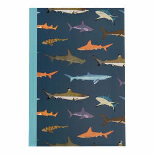 Jegyzetfüzet 60 oldal, A5 Sharks - Rex London