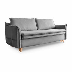 Szürke kinyitható kanapé 225 cm – Miuform