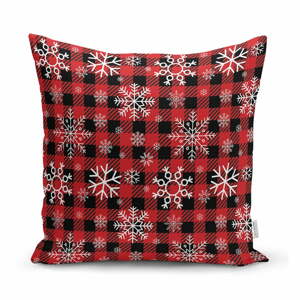 Karácsonyi mintás textil párnahuzat 43x43 cm – Mila Home