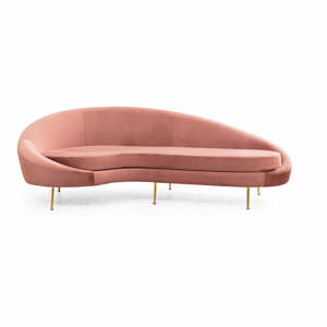 Világos rózsaszín kanapé 255 cm Eses – Balcab Home