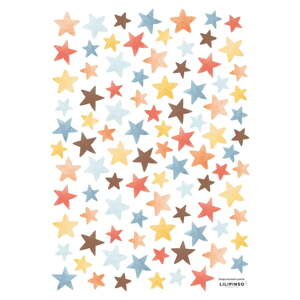 Gyerek matrica szett 93 db-os 30x42 cm Colorful Stars – Lilipinso