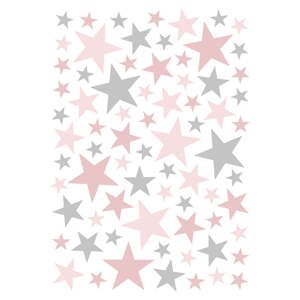 Gyerek matrica szett 74 db-os 30x42 cm Stars – Lilipinso