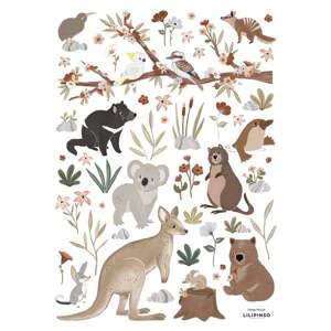 Matrica lap 30x42 cm Australian Animals – Lilipinso