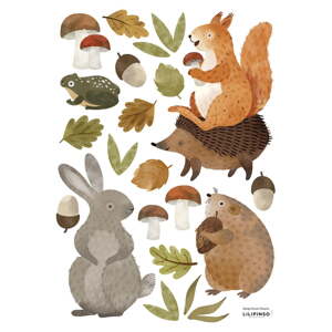 Matrica lap 30x42 cm Woodland Rabbit & Friends – Lilipinso