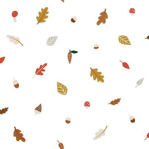 Gyerek tapéta 10 m x 50 cm Autumn Leaves – Lilipinso
