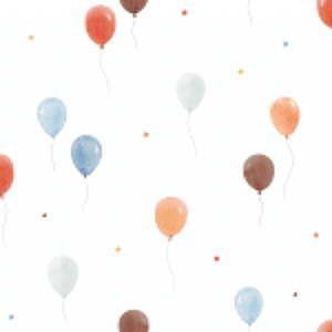 Gyerek tapéta 10 m x 50 cm Flying Ballons – Lilipinso