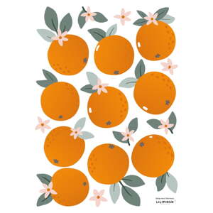 Gyerek matrica szett 10 db-os 30x42 cm Oranges – Lilipinso