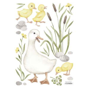 Matrica lap 30x42 cm Baby Ducks Mom – Lilipinso
