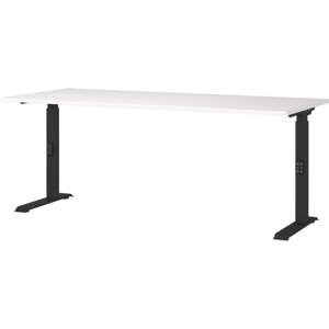 Íróasztal állítható magassággal fehér asztallappal 80x180 cm Downey – Germania