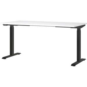 Íróasztal elektromosan állítható magassággal fehér asztallappal 80x160 cm Jet – Germania
