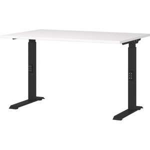 Íróasztal állítható magassággal fehér asztallappal 80x120 cm Downey – Germania