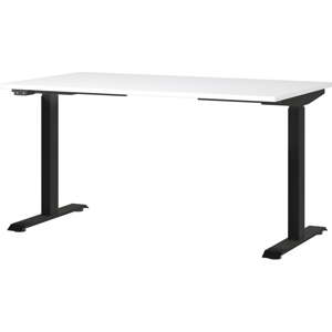 Íróasztal elektromosan állítható magassággal fehér asztallappal 80x140 cm Jet – Germania