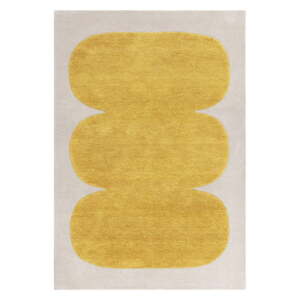 Okkersárga kézzel készített  gyapjú szőnyeg 120x170 cm Canvas – Asiatic Carpets