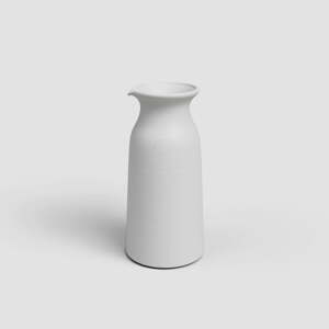 Fehér kerámia kézzel készített váza (magasság 30 cm) Bia – Artevasi