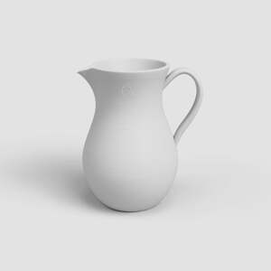 Fehér kerámia kézzel készített váza (magasság 30 cm) Harmonia – Artevasi