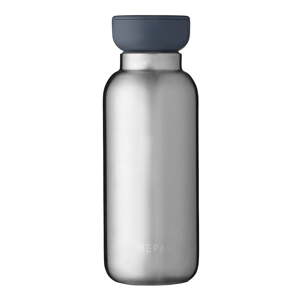 Ezüstszínű rozsdamentes acél ivópalack 350 ml – Mepal