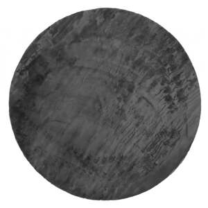 Antracitszürke mosható kerek szőnyeg ø 120 cm Pelush Anthracite – Mila Home