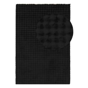 Fekete mosható futószőnyeg 80x200 cm Bubble Black – Mila Home