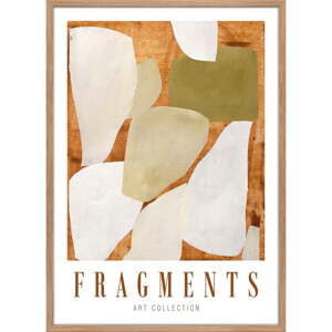 Keretezett poszter 52x72 cm Fragments    – Malerifabrikken
