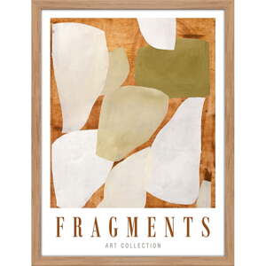Keretezett poszter 32x42 cm Fragments   – Malerifabrikken