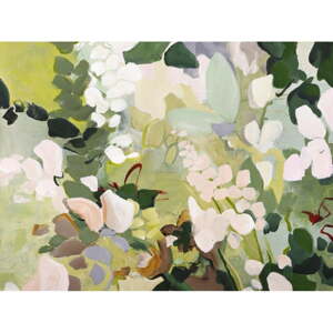 Kép kézzel festett részletekkel 90x118 cm Green Garden   – Malerifabrikken