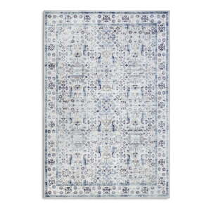 Világoskék szőnyeg 200x290 cm Saveh Cream Blue – Elle Decoration